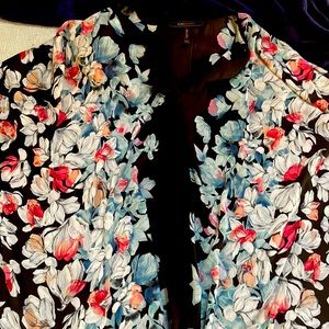 COPY - This maxi aline dress is shorter in the front and longer in back floral …